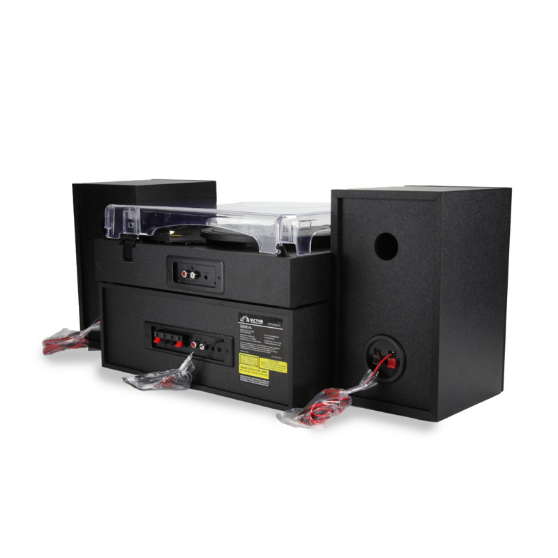 完璧 with Center Music 5-in-1 Victor Bluetooth CD Player, Record ラジオ・コンポ